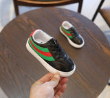 GUCCI STRIPE SHOES BLACK