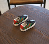 GUCCI STRIPE SHOES BLACK