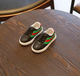 GUCCI STRIPE SHOES BLACK