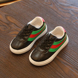 GUCCI STRIPE SHOES BLACK